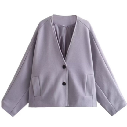 Daisy - Chemisier Manteau Col V