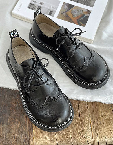 Julia | Derbies élégantes à bout carré et coupe large pour femmes