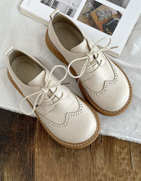 Julia | Derbies élégantes à bout carré et coupe large pour femmes