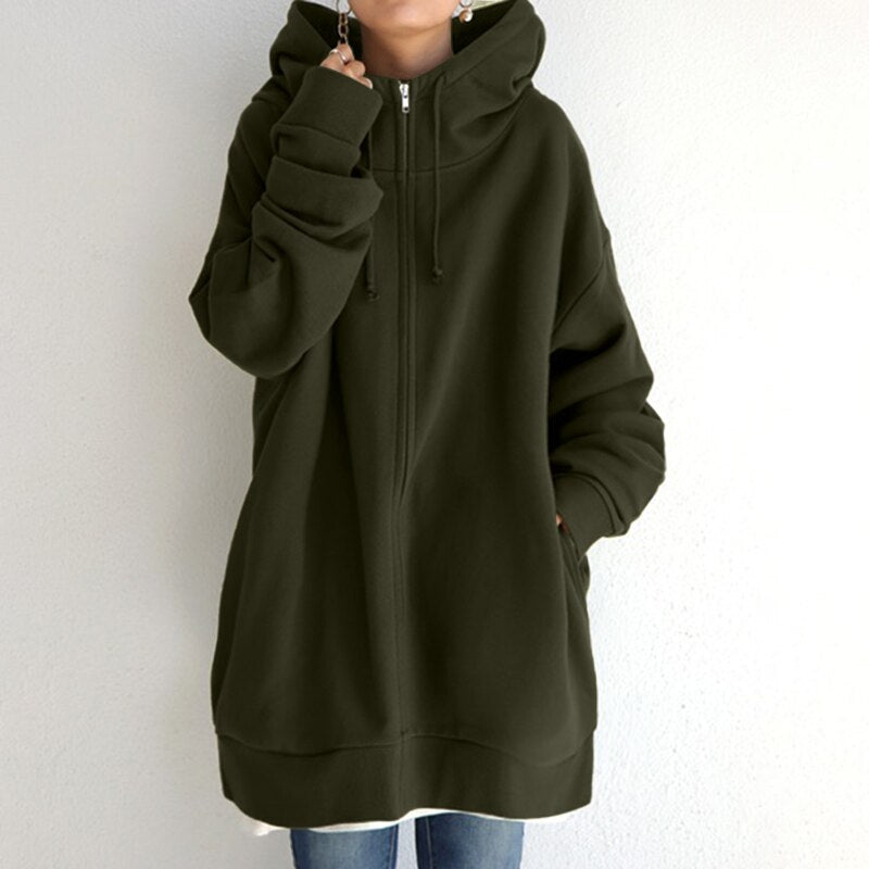 Lilou - Pull Hoodie D’hiver