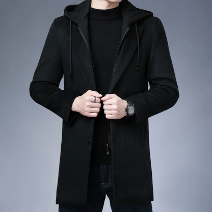 Donatoe - Trenchcoat Homme En Laine