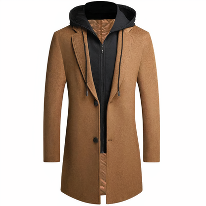 Donatoe - Trenchcoat Homme En Laine