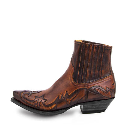 Fulberte - Bottes Western En Cuir