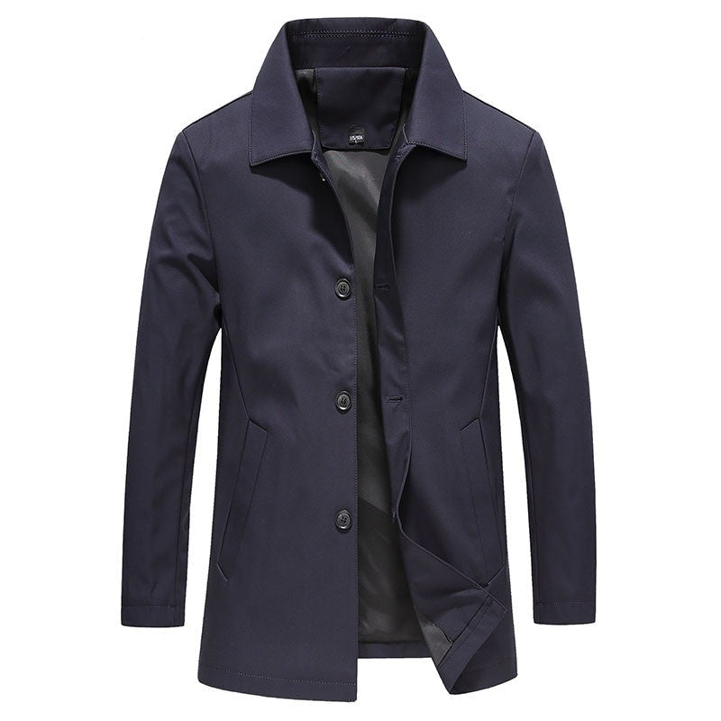 Framboisier - Veste Longue Coupe-Vent Homme