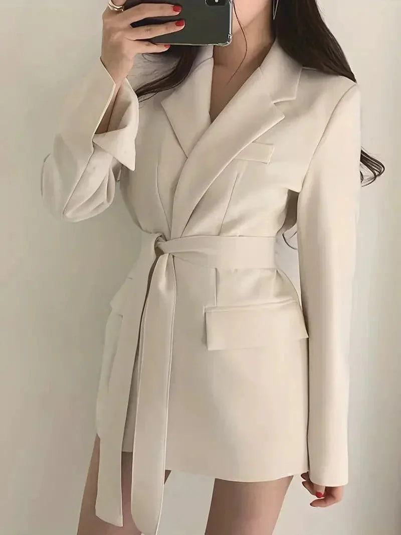 Nélia - Robe Blazer Élégante