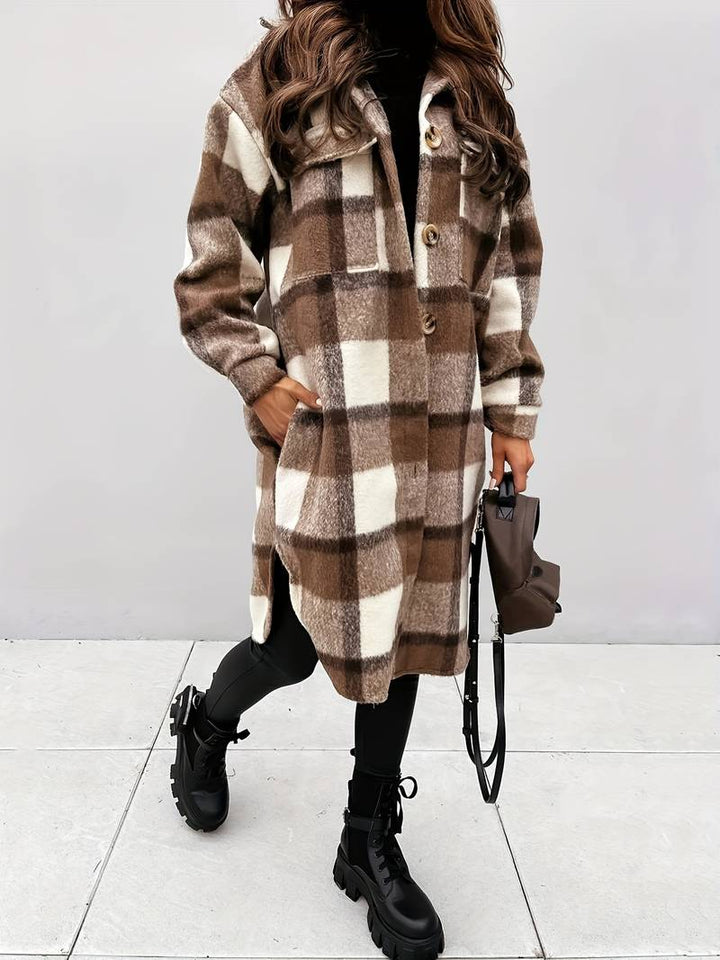 Elline | Veste À Carreaux