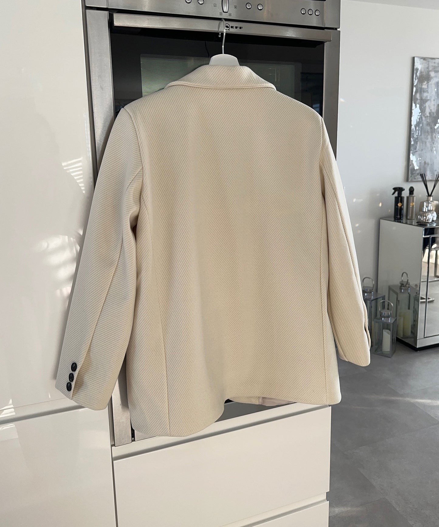 Belmira - Blazer Oversize Beige Élégant