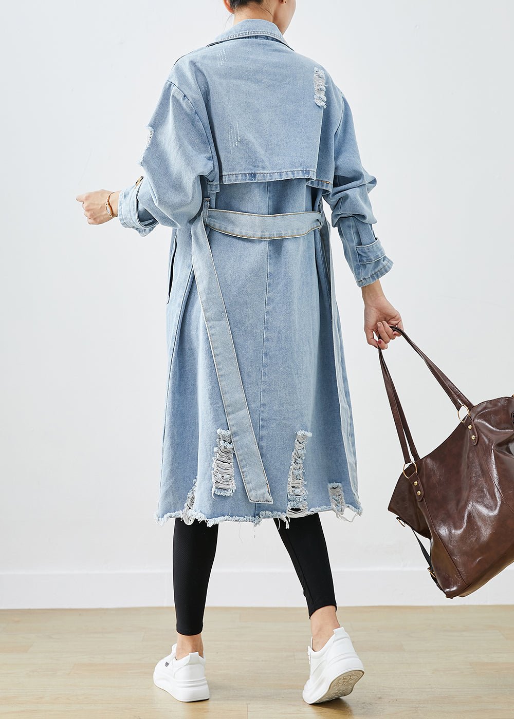 Blandina-Marie - Trench Denim Rétro