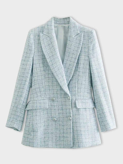 Bonna - Veste Tweed Élégante Femme