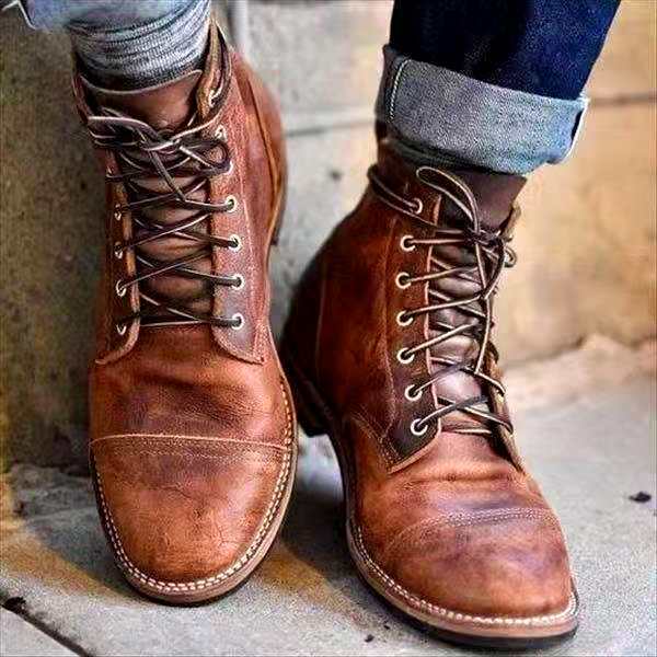 Fourlois - Bottes Homme Rétro Élégantes