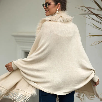 Bernadette - Poncho Chic Élégant