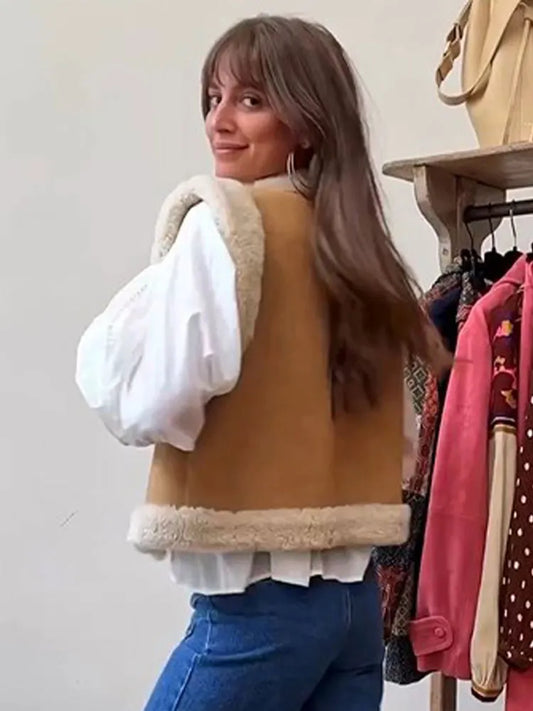 Nadia - Gilet en Faux