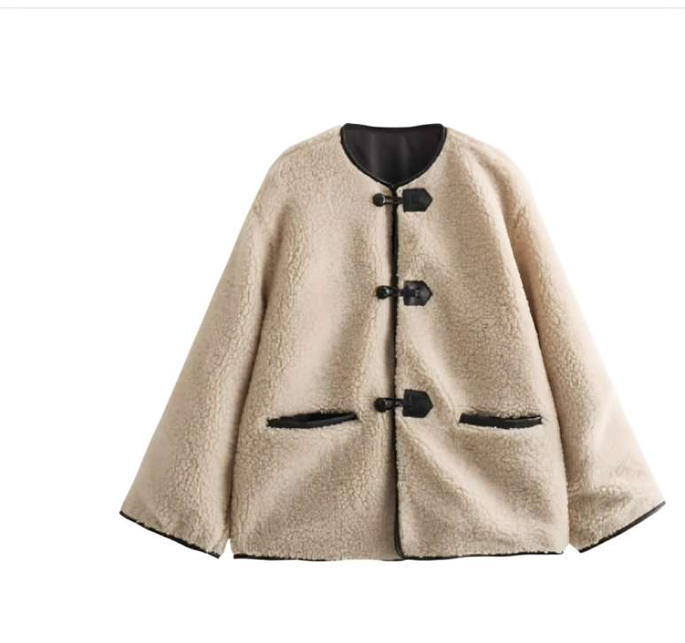 Derinas - Manteau Femme Toggle Élégant