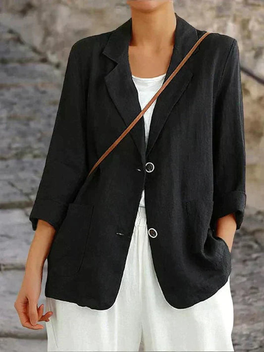 Clothilde - Blazer En Lin Classique