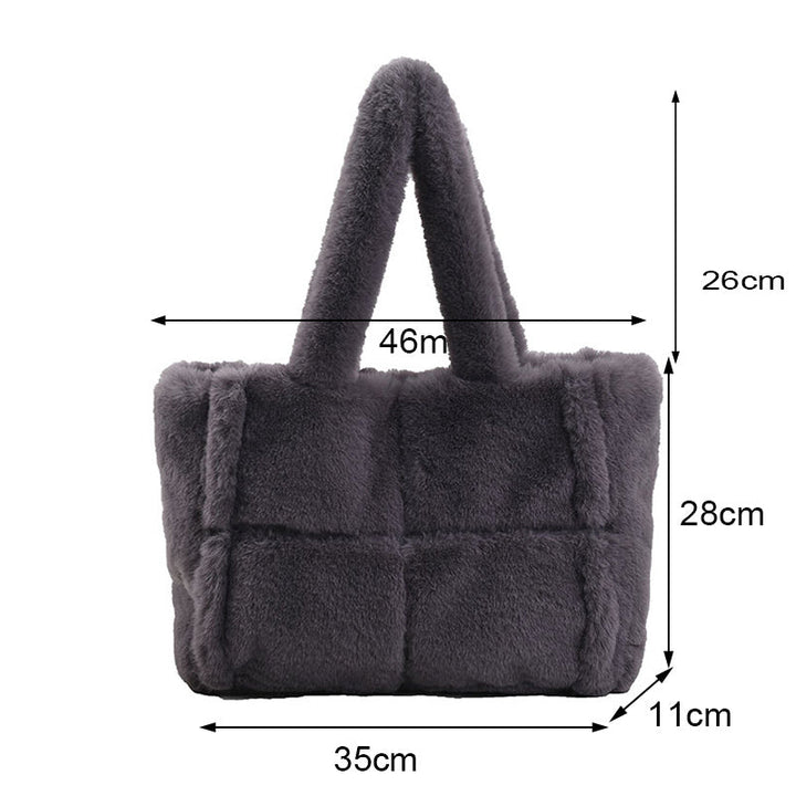 Crystel | Sac Bandoulière Fausse Fourrure